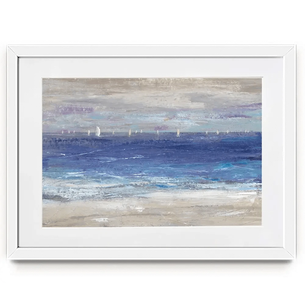 A Distant Regatta Framed Art Print A Distant Regatta Framed Art Print wall art product Tim O'Toole