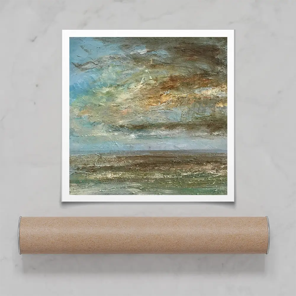 A Distant Sail Square Art Print A Distant Sail Square Art Print wall art product Craig Askew