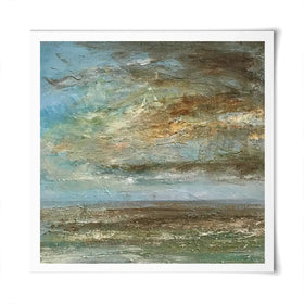 A Distant Sail Square Art Print A Distant Sail Square Art Print wall art product Craig Askew