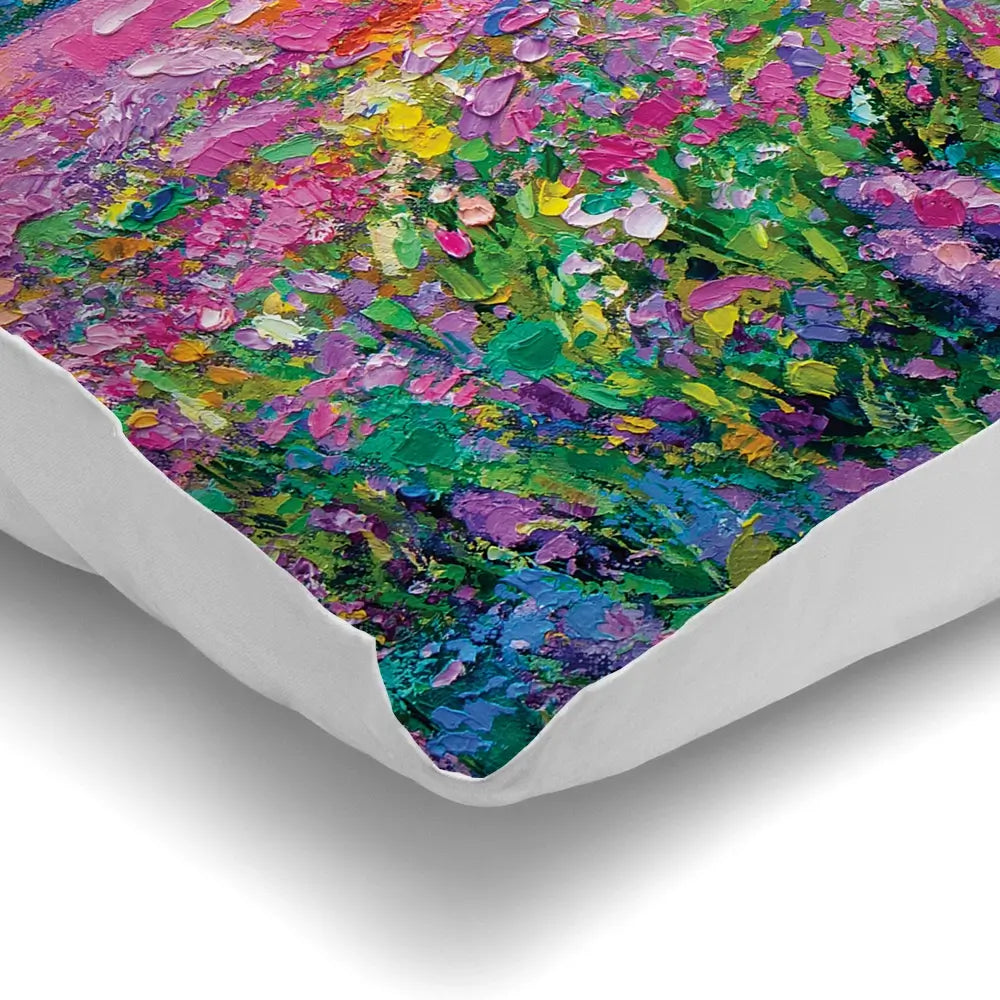 A Field Filled With Colour Cushion A Field Filled With Colour Cushion wall art product Ivailo Nikolov / Shutterstock