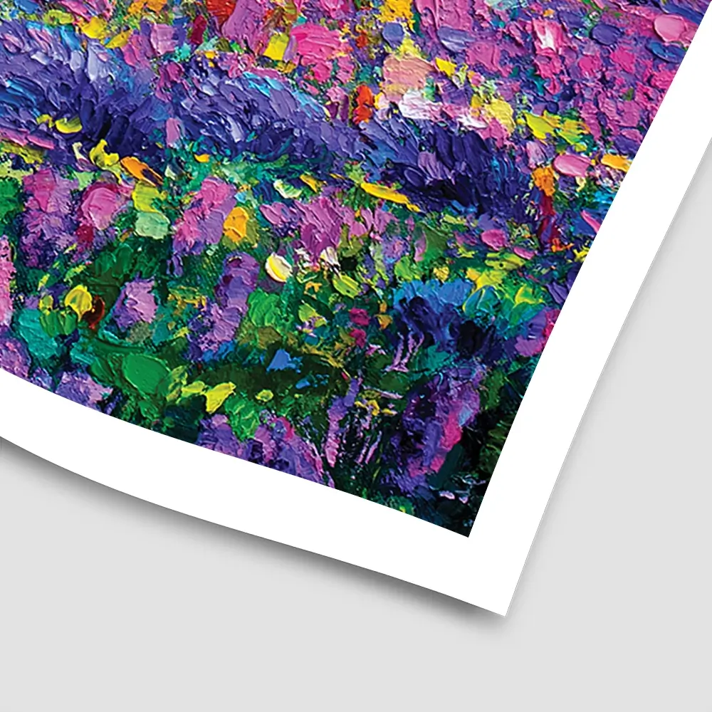 A Field Filled With Colour Square Art Print A Field Filled With Colour Square Art Print wall art product Ivailo Nikolov / Shutterstock