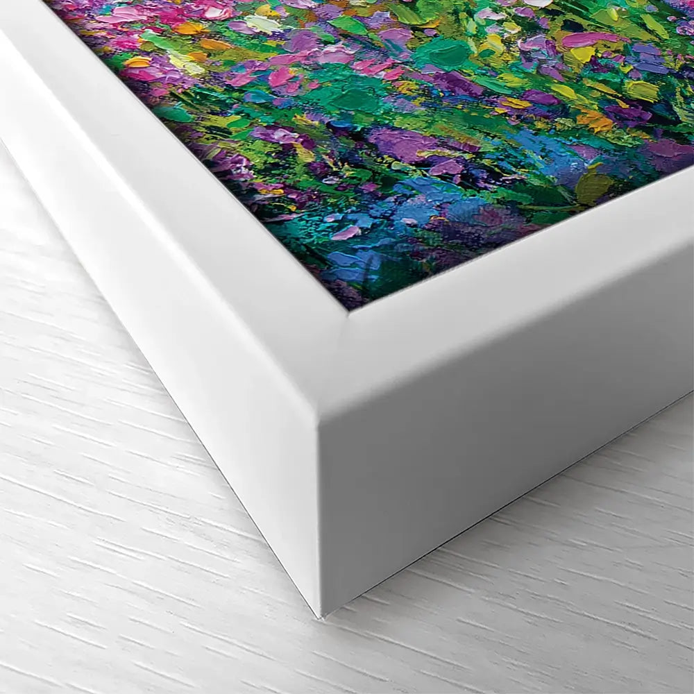 A Field Filled With Colour Square Canvas Print A Field Filled With Colour Square Canvas Print wall art product Ivailo Nikolov / Shutterstock