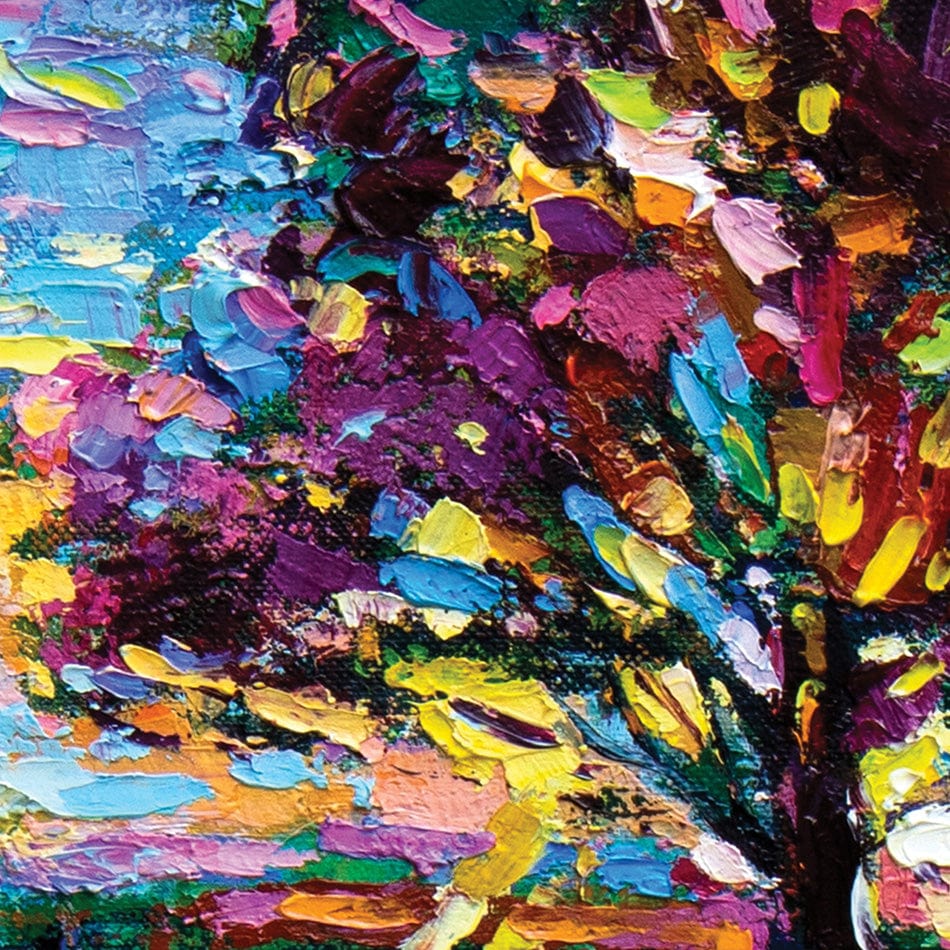 A Field Filled With Colour Square Canvas Print wall art product Ivailo Nikolov / Shutterstock