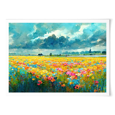 A Field Of Flowers Art Print wall art product Fortis Design / Shutterstock