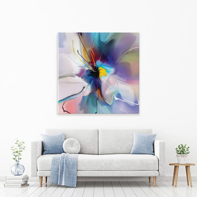 A Flower Square Canvas Print wall art product Teni / Shutterstock