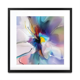 A Flower Square Framed Art Print A Flower Square Framed Art Print wall art product Teni / Shutterstock