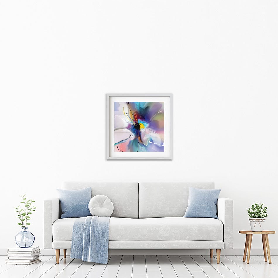 A Flower Square Framed Art Print wall art product Teni / Shutterstock