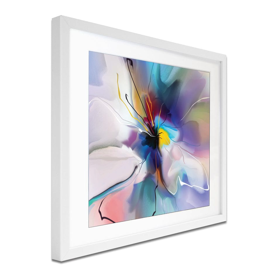 A Flower Square Framed Art Print wall art product Teni / Shutterstock