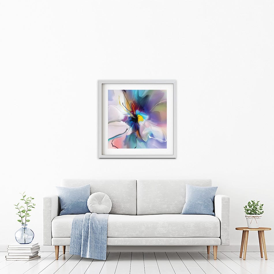 A Flower Square Framed Art Print wall art product Teni / Shutterstock