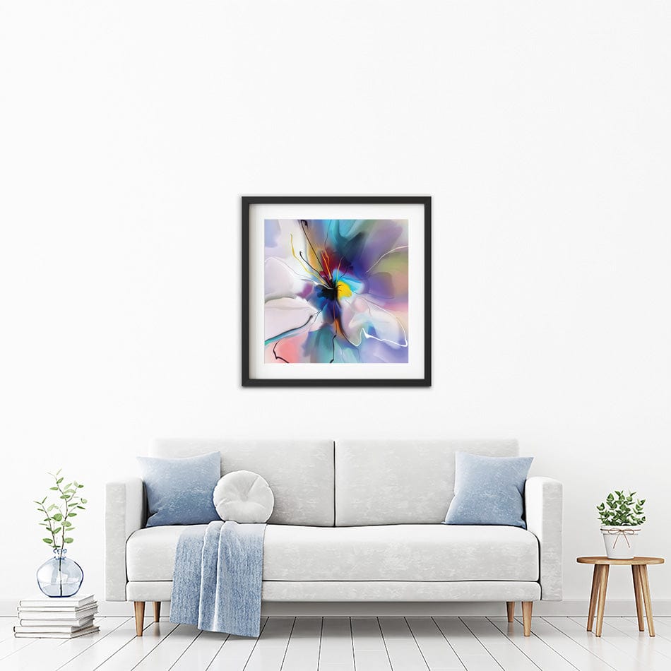 A Flower Square Framed Art Print wall art product Teni / Shutterstock