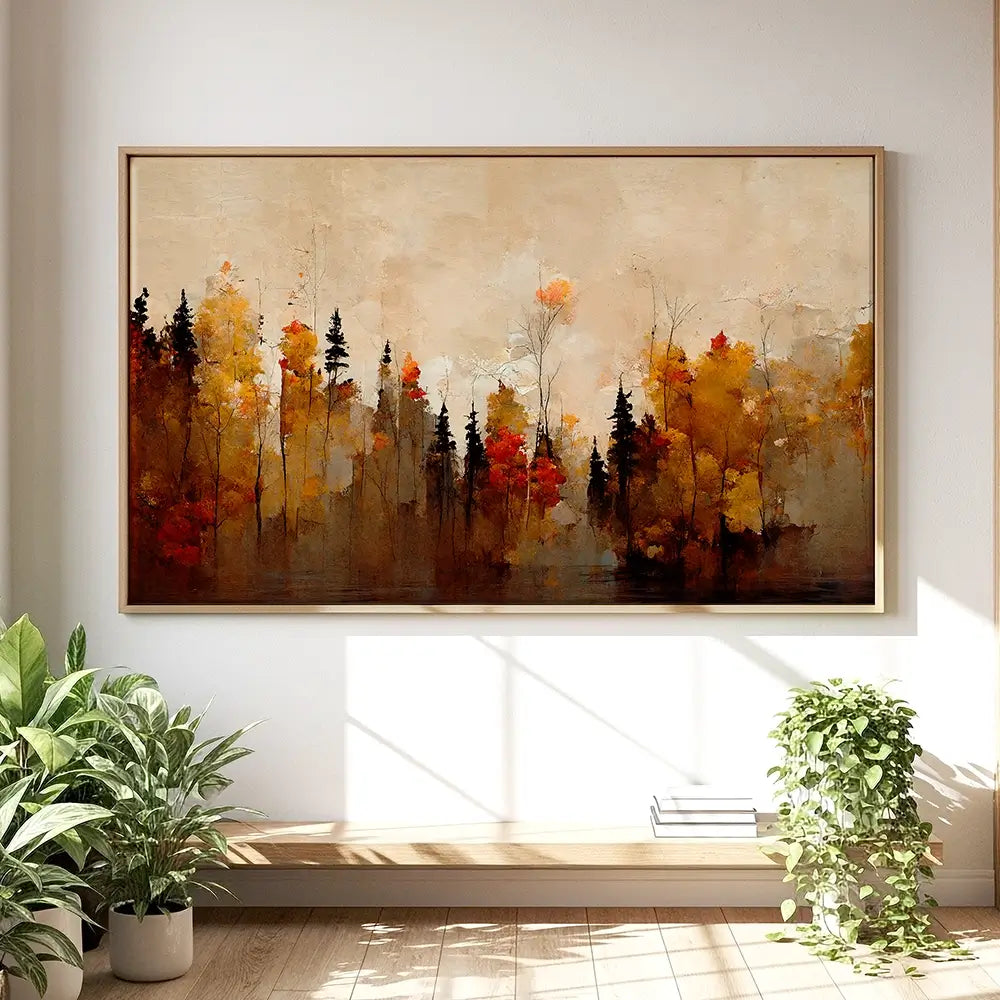 A Forest In Autumn Oversized Canvas Print A Forest In Autumn Oversized Canvas Print wall art product Art Print Shop