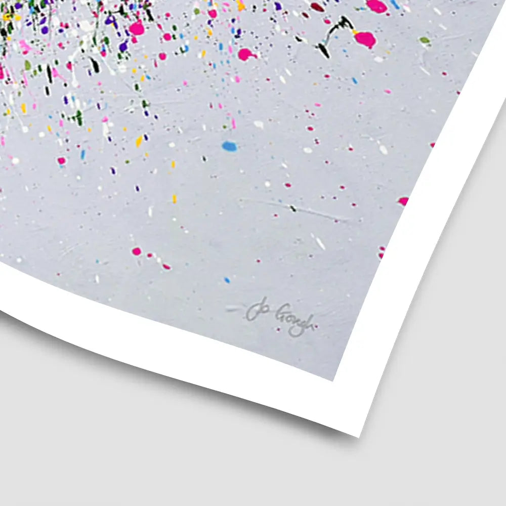 A Happy Heart Art Print A Happy Heart Art Print | Heart Artwork | Romantic wall art wall art product Jo Gough