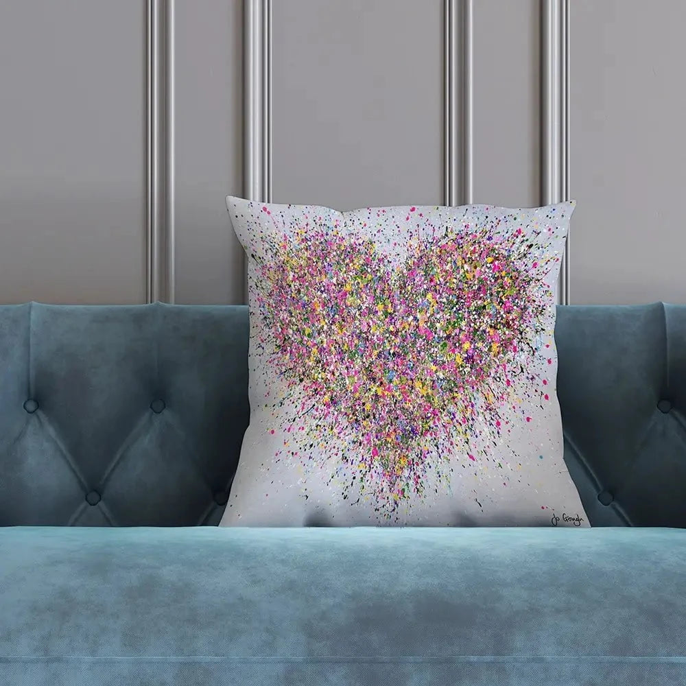 A Happy Heart Cushion A Happy Heart Cushion wall art product Jo Gough