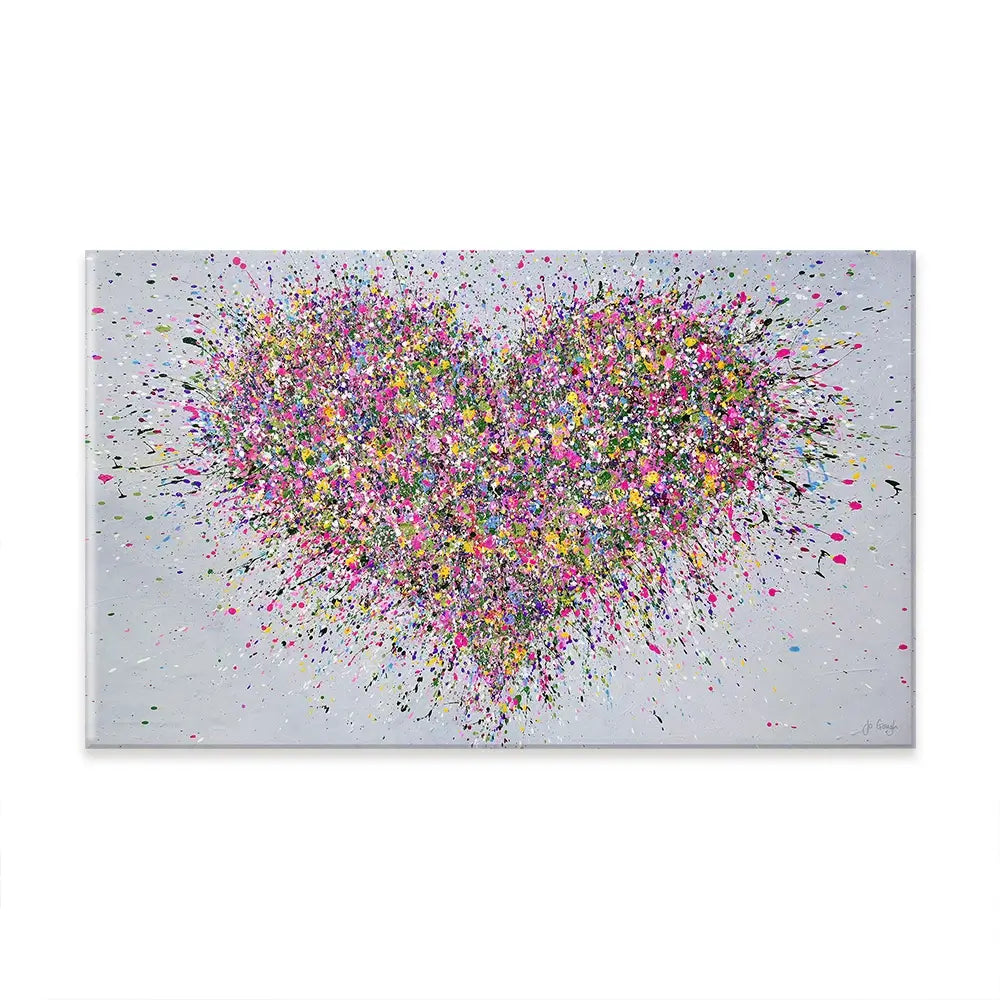 A Happy Heart Oversized Canvas Print A Happy Heart Oversized Canvas Print wall art product Jo Gough
