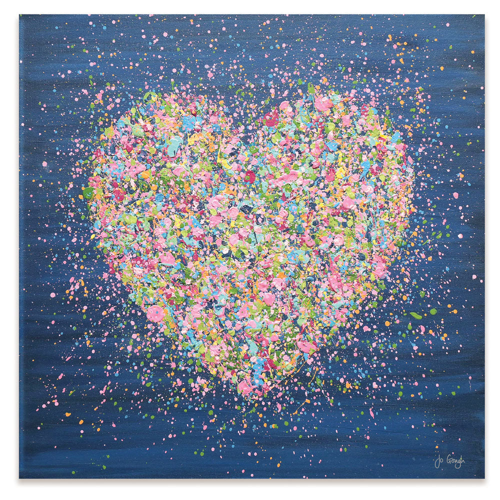 A Heart Full Of Love Canvas Print A Heart Full Of Love Canvas Print wall art product Jo Gough