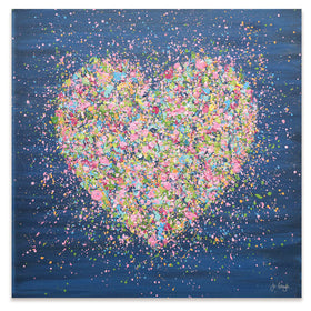 A Heart Full Of Love Canvas Print A Heart Full Of Love Canvas Print wall art product Jo Gough