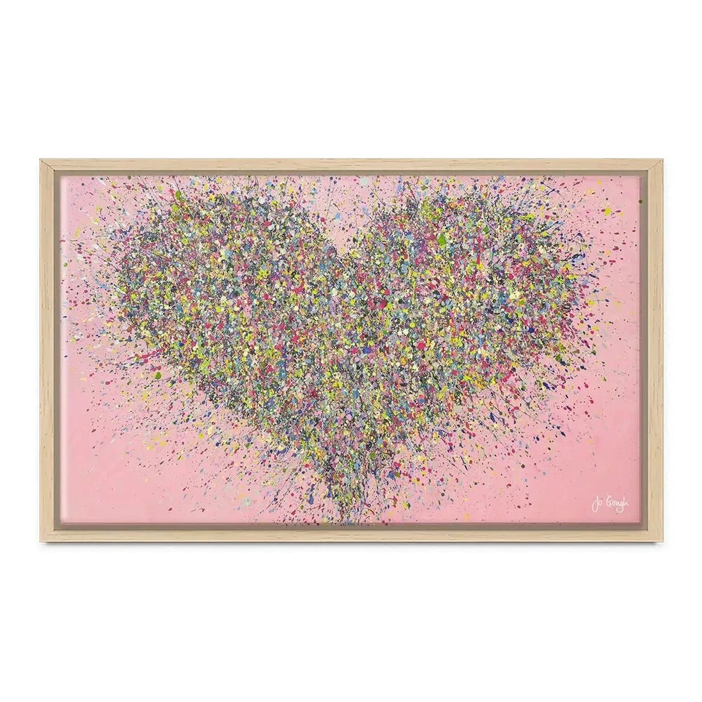 A Joyful Heart Canvas Print A Joyful Heart Canvas Print wall art product Jo Gough