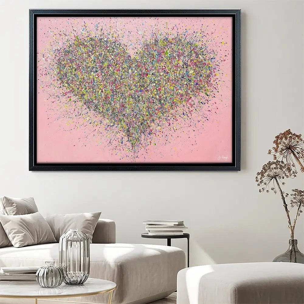 A Joyful Heart Canvas Print A Joyful Heart Canvas Print wall art product Jo Gough