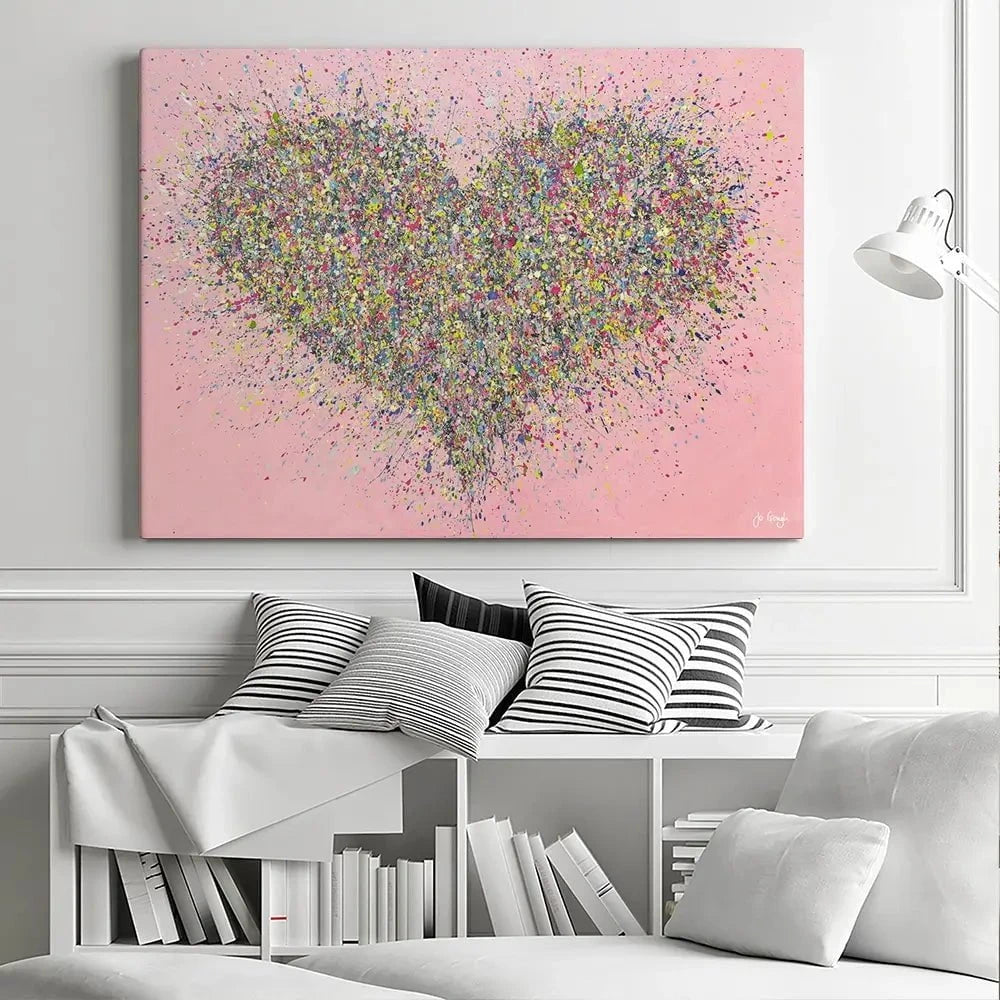 A Joyful Heart Canvas Print A Joyful Heart Canvas Print wall art product Jo Gough