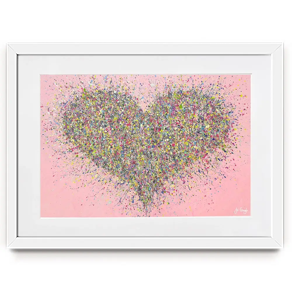 A Joyful Heart Framed Art Print A Joyful Heart Framed Art Print wall art product Jo Gough