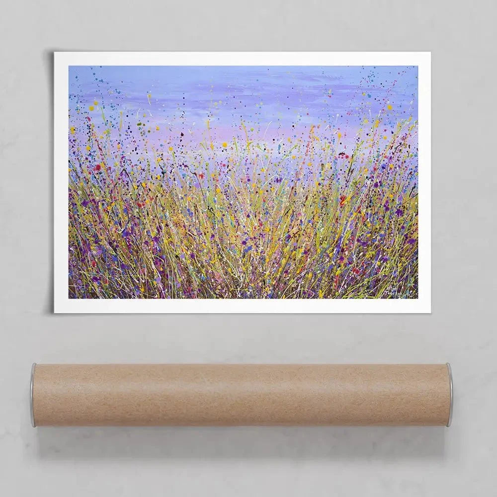 A Lavender Field Art Print A Lavender Field Art Print wall art product Olga Tkachyk