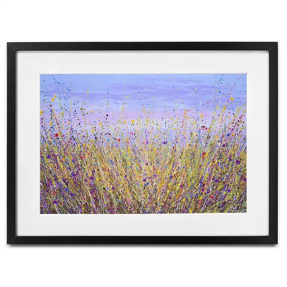 A Lavender Field Framed Art Print A Lavender Field Framed Art Print wall art product Olga Tkachyk
