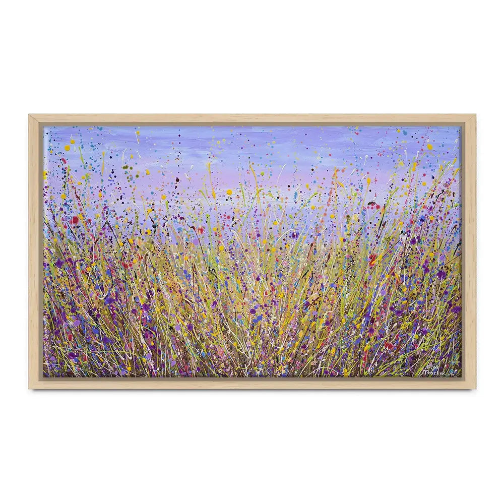 A Lavender Field Oversized Canvas Print A Lavender Field Oversized Canvas Print wall art product Olga Tkachyk
