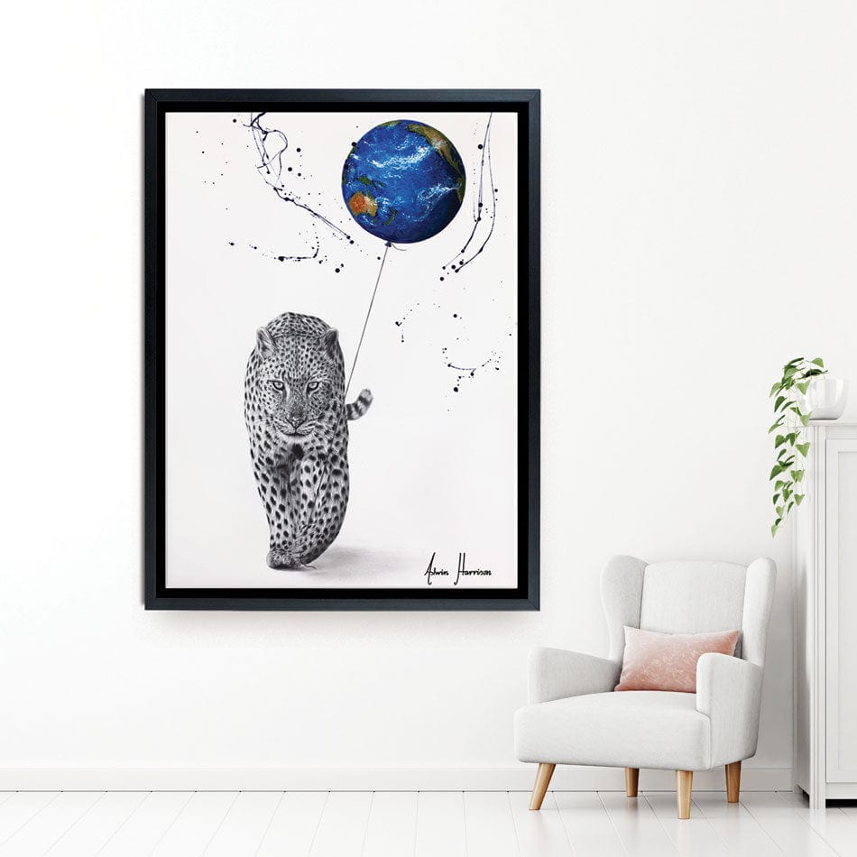 A Leopard's World Canvas Print wall art product Ashvin Harrison