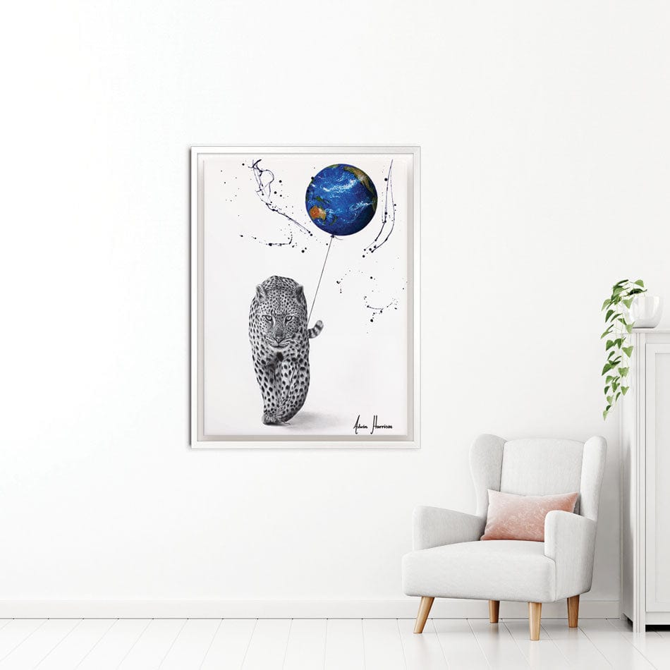 A Leopard's World Canvas Print wall art product Ashvin Harrison