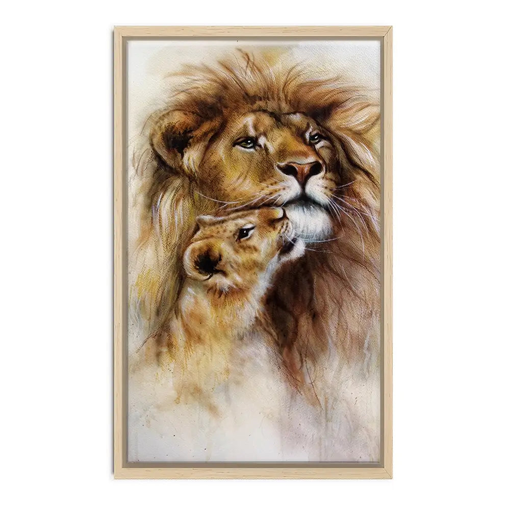 A Lions Love Canvas Print A Lions Love Canvas Print wall art product Jozef Klopacka / Shutterstock