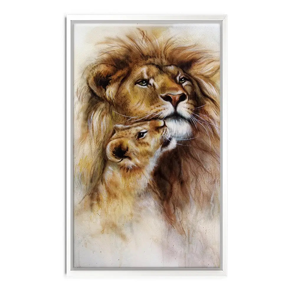 A Lions Love Canvas Print A Lions Love Canvas Print wall art product Jozef Klopacka / Shutterstock