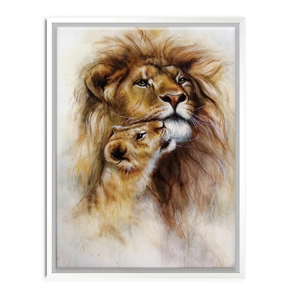 A Lions Love Canvas Print A Lions Love Canvas Print wall art product Jozef Klopacka / Shutterstock