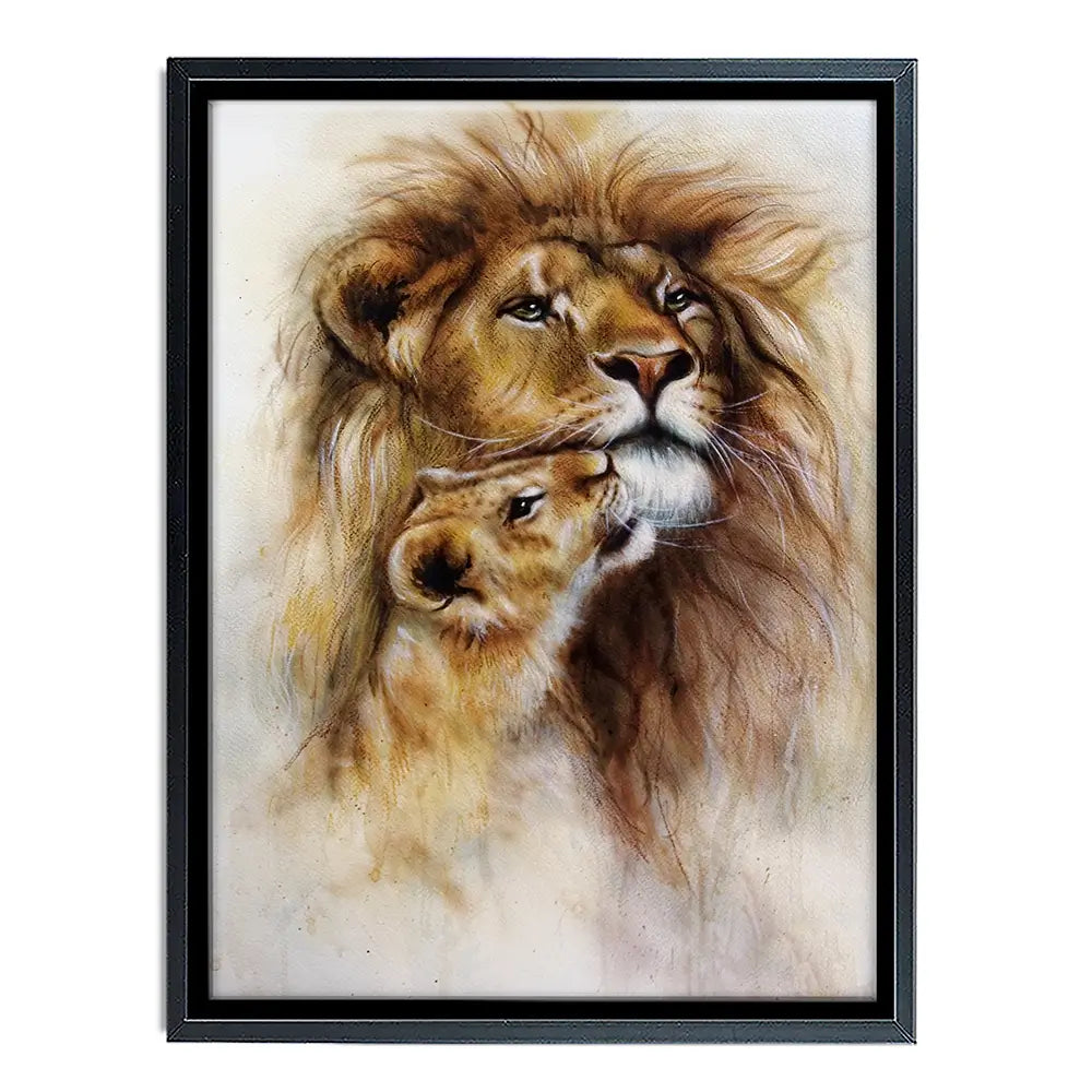 A Lions Love Canvas Print A Lions Love Canvas Print wall art product Jozef Klopacka / Shutterstock