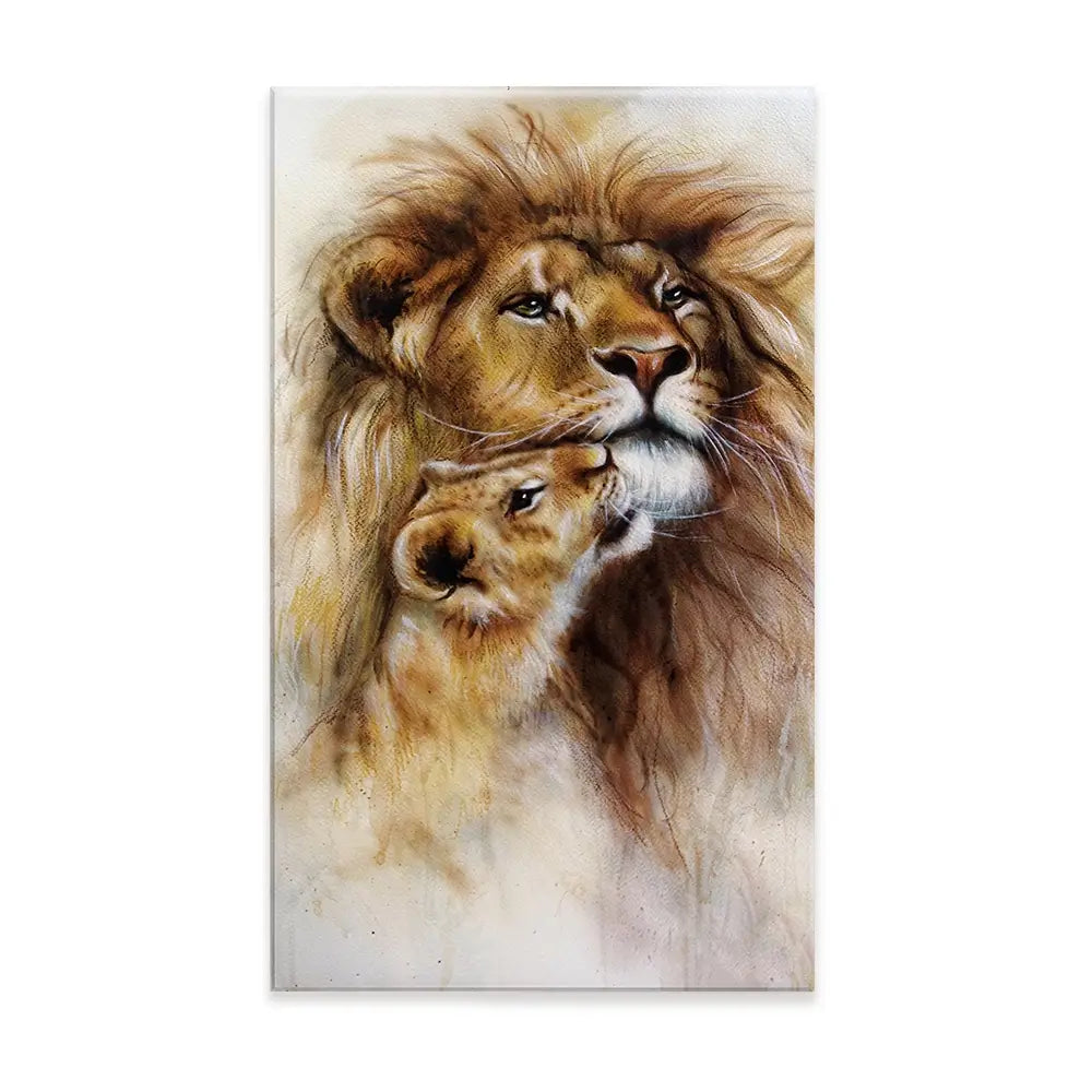 A Lions Love Canvas Print A Lions Love Canvas Print wall art product Jozef Klopacka / Shutterstock
