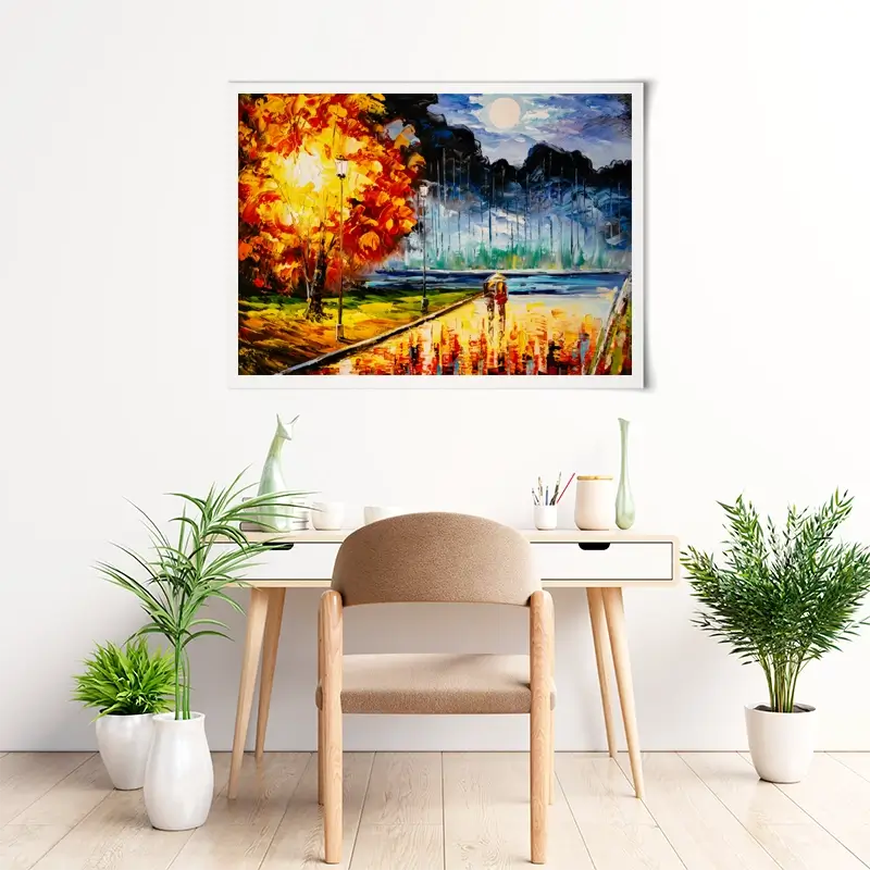 A Moonlit Walk Art Print A Moonlit Walk Art Print wall art product CYC / Shutterstock