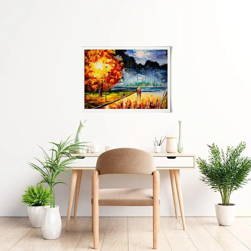A Moonlit Walk Art Print A Moonlit Walk Art Print wall art product CYC / Shutterstock