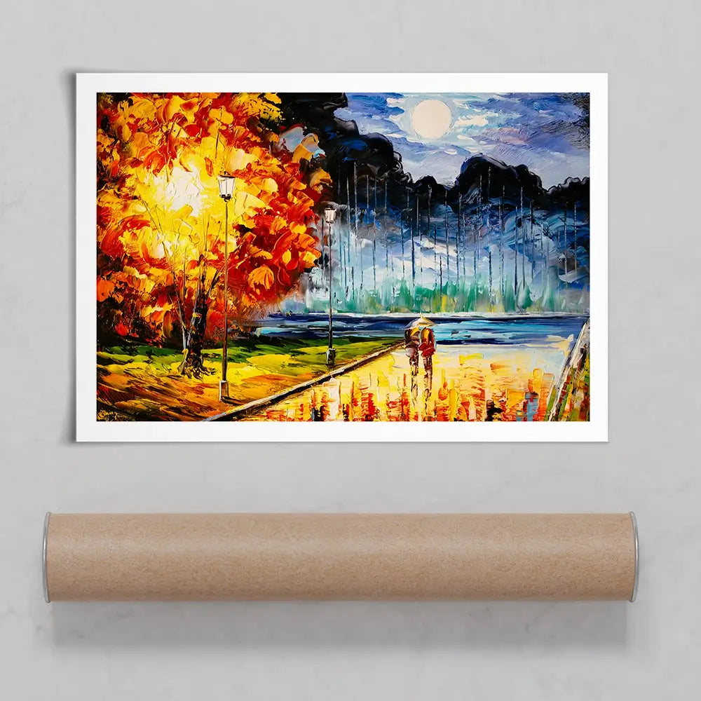A Moonlit Walk Art Print A Moonlit Walk Art Print wall art product CYC / Shutterstock