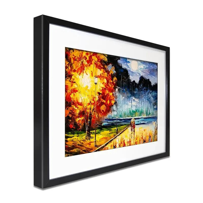 A Moonlit Walk Framed Art Print A Moonlit Walk Framed Art Print wall art product CYC / Shutterstock