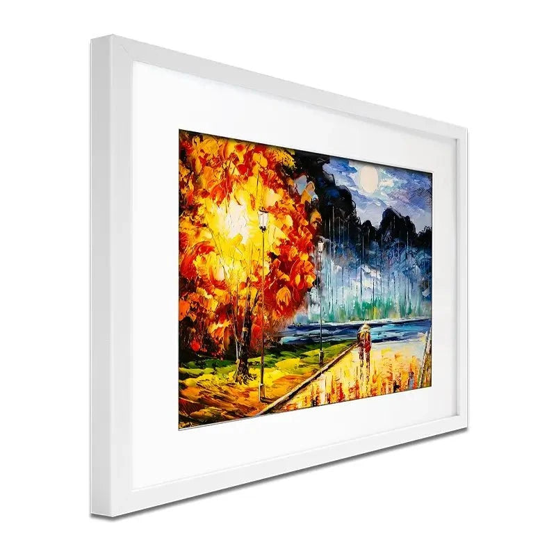 A Moonlit Walk Framed Art Print A Moonlit Walk Framed Art Print wall art product CYC / Shutterstock