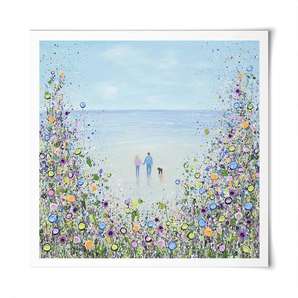 A Perfect Day Square Art Print A Perfect Day Square Art Print wall art product Jo Gough