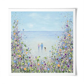 A Perfect Day Square Art Print A Perfect Day Square Art Print wall art product Jo Gough