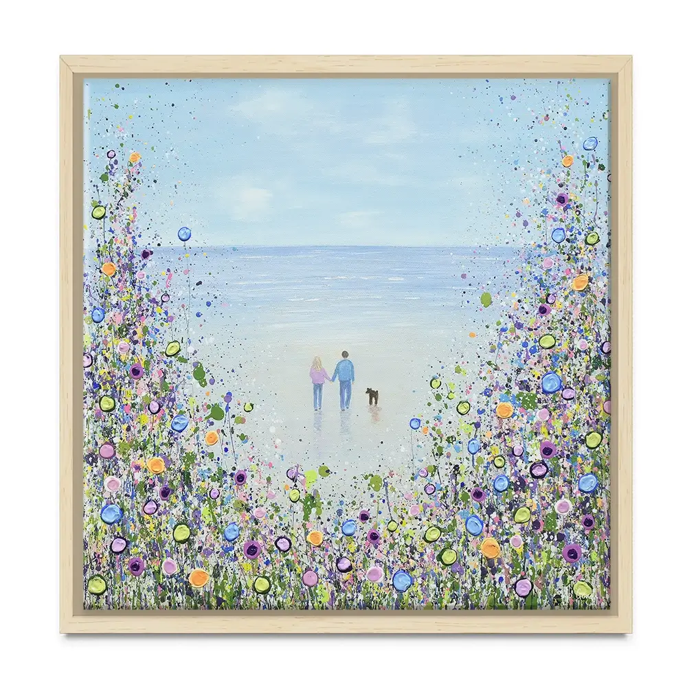 A Perfect Day Square Canvas Print A Perfect Day Square Canvas Print wall art product Jo Gough