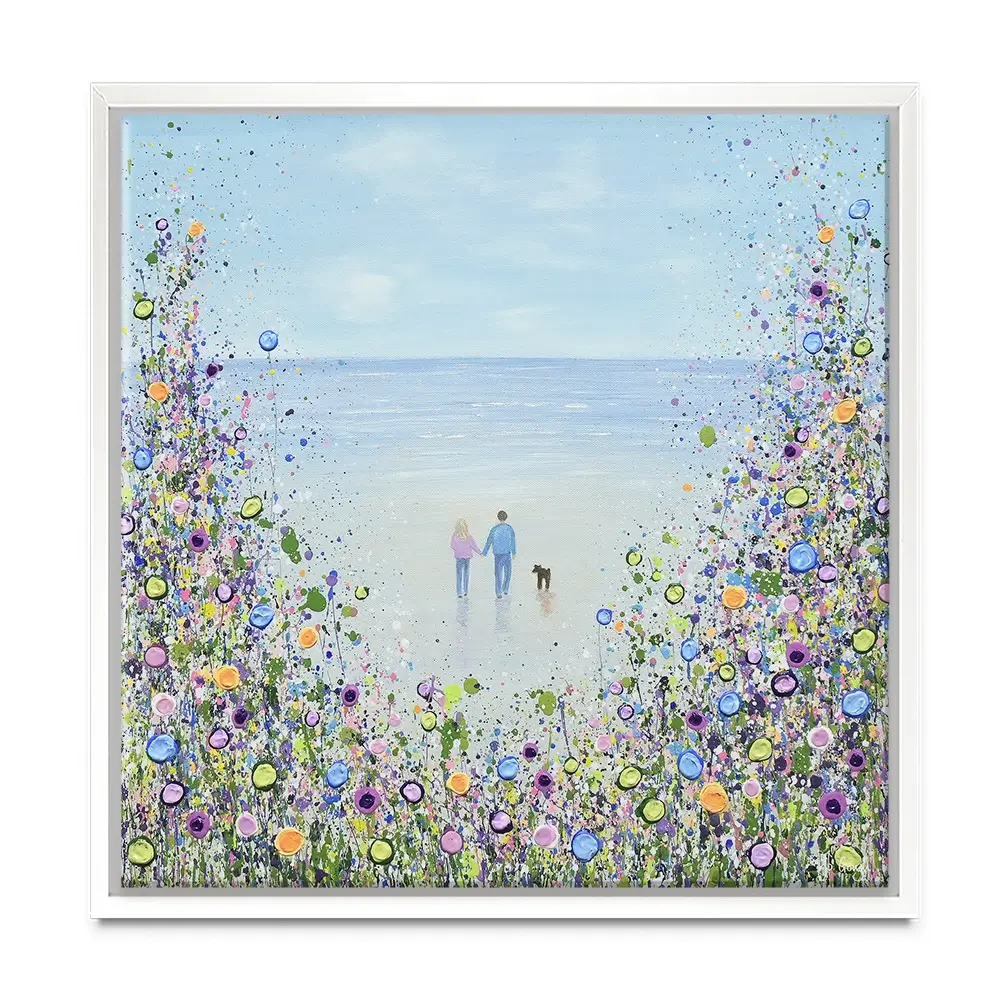 A Perfect Day Square Canvas Print A Perfect Day Square Canvas Print wall art product Jo Gough