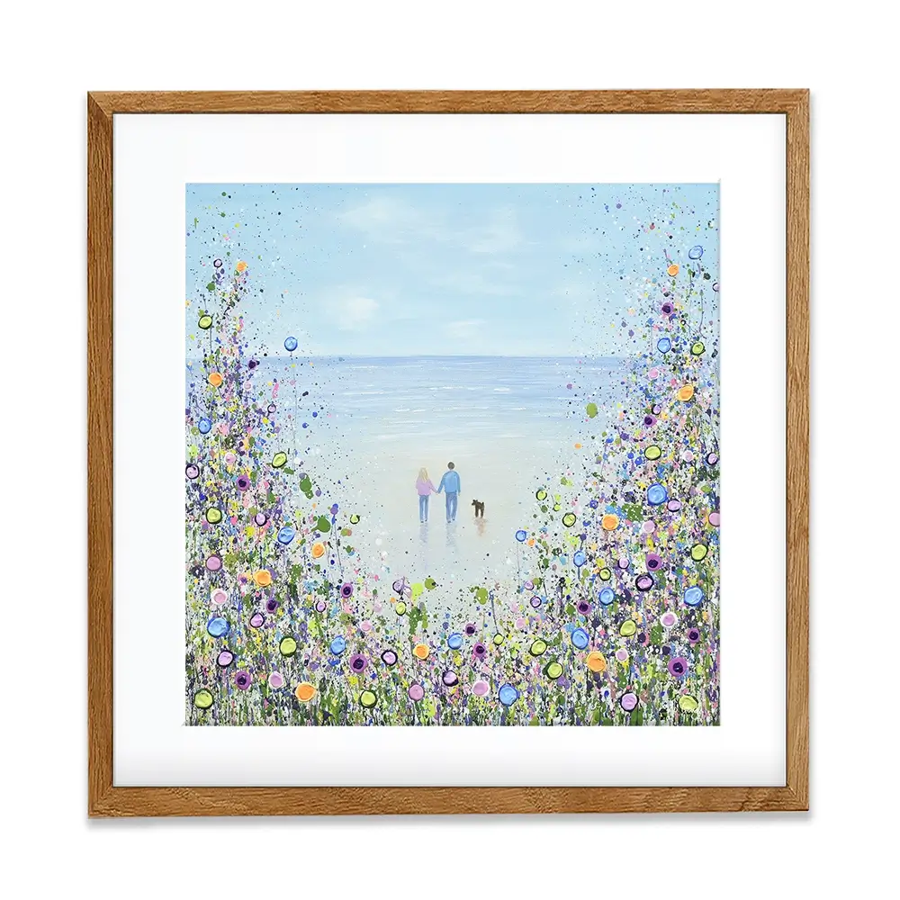 A Perfect Day Square Framed Art Print A Perfect Day Square Framed Art Print wall art product Jo Gough