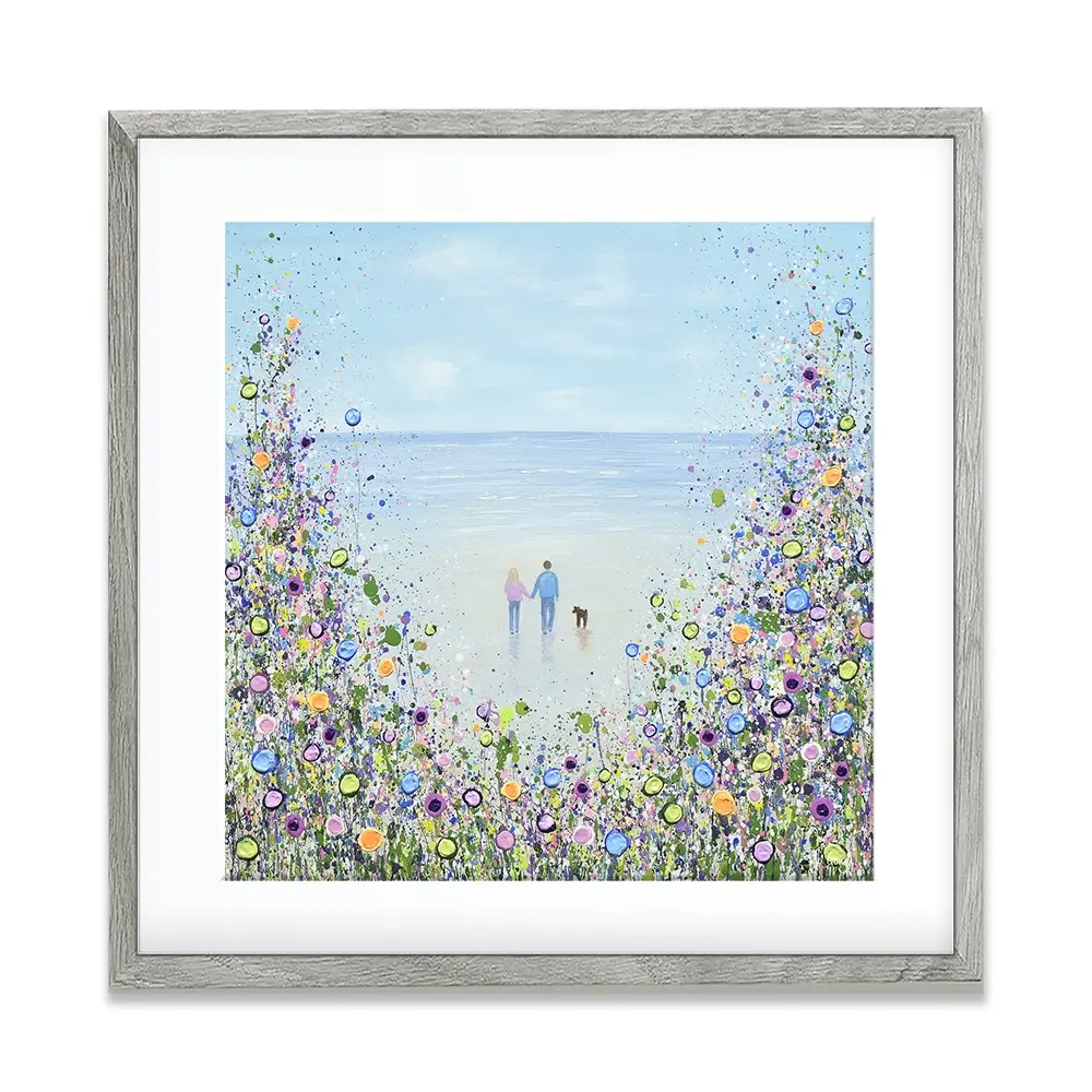 A Perfect Day Square Framed Art Print A Perfect Day Square Framed Art Print wall art product Jo Gough