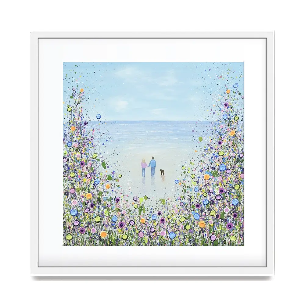 A Perfect Day Square Framed Art Print A Perfect Day Square Framed Art Print wall art product Jo Gough