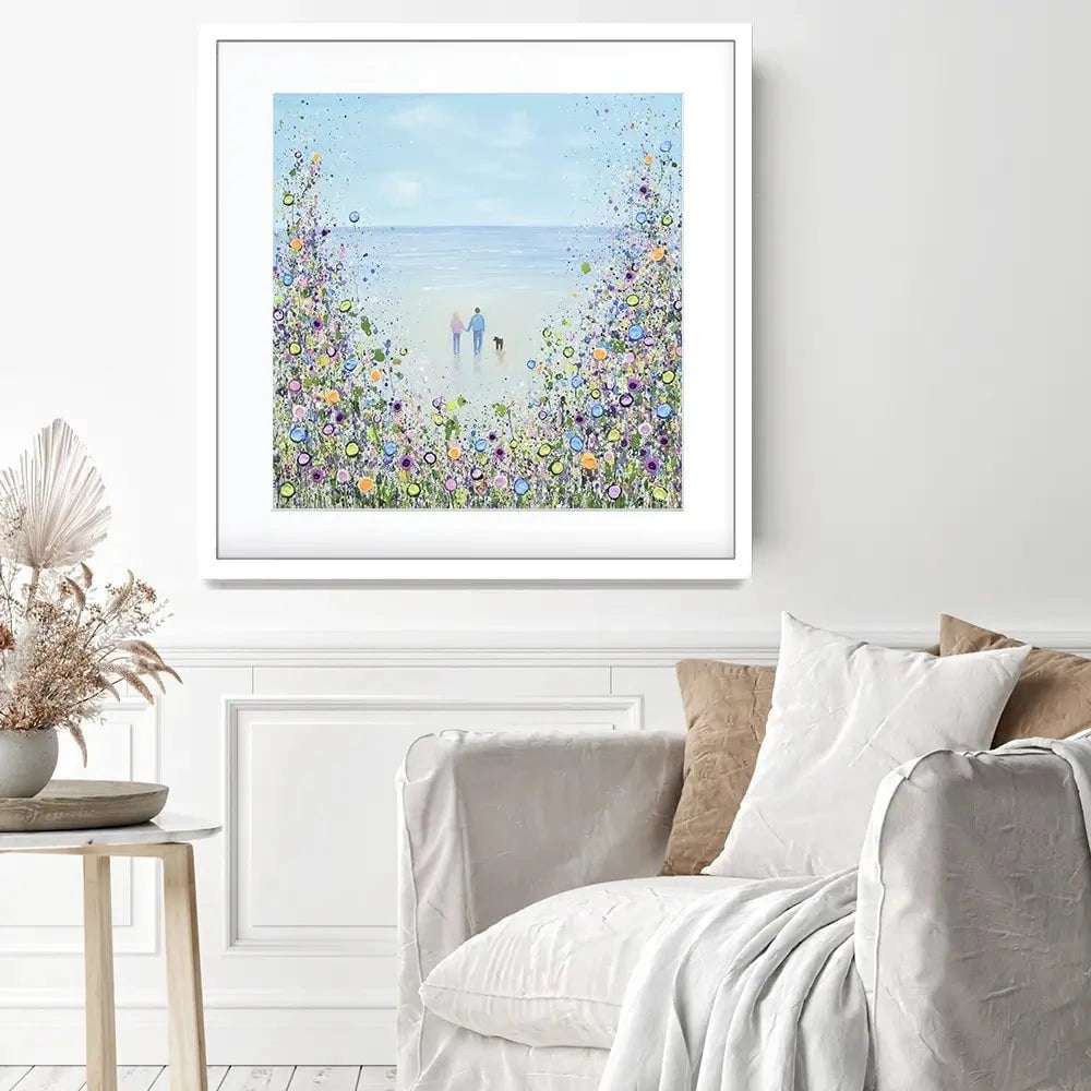 A Perfect Day Square Framed Art Print A Perfect Day Square Framed Art Print wall art product Jo Gough
