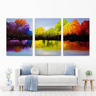 A Piece Of Heaven Trio Canvas Print wall art product Osnat Tzadok