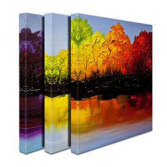 A Piece Of Heaven Trio Canvas Print wall art product Osnat Tzadok