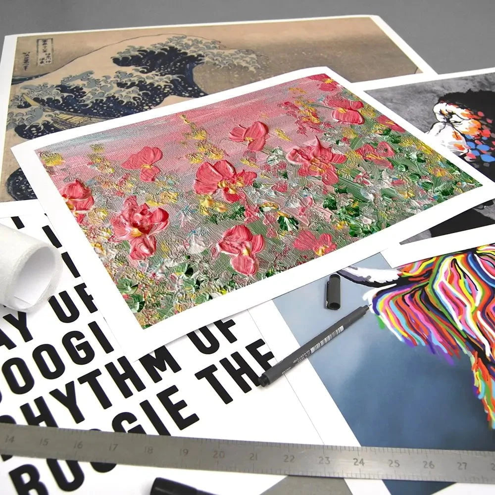 A Pink Sunrise Art Print A Pink Sunrise Art Print wall art product Charlotte Anna Reed